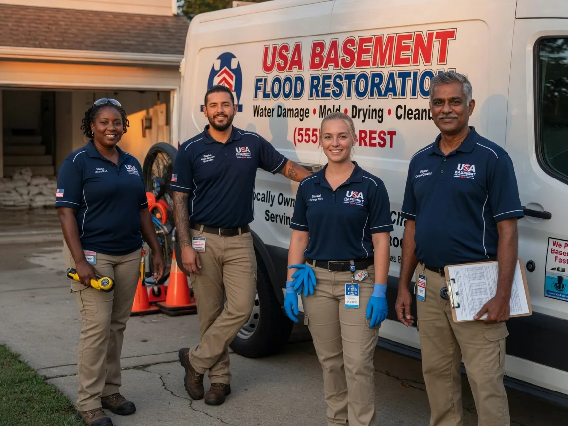 Basement Flood Cleanup company in Dry Creek, LA